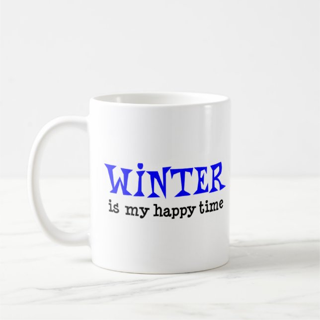 Saison Winter Happy Time Kaffee Tasse (Links)