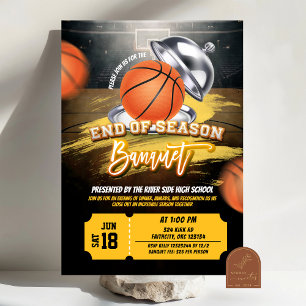 Saisonabschlussbankett Basketball Einladung