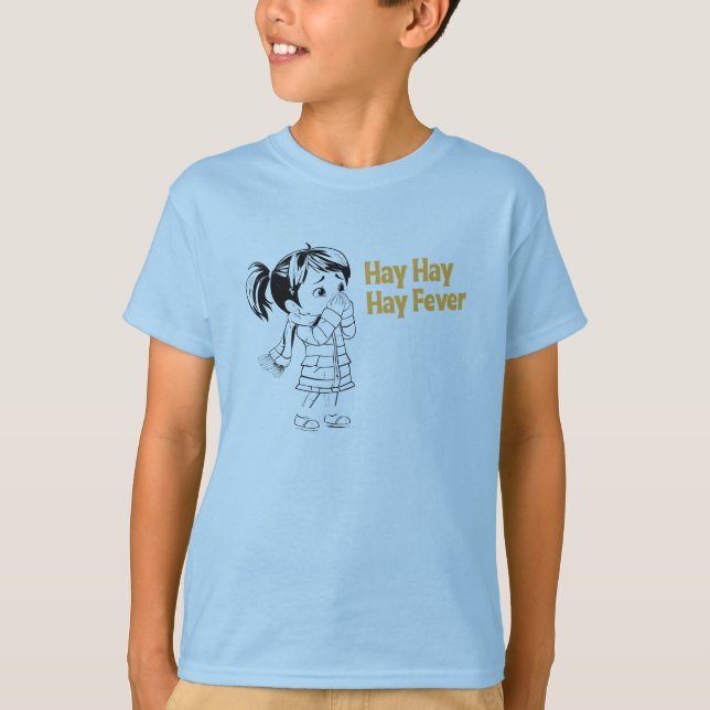Saisonale Allergien: Hay, Hay, Hay Fieber. T-Shirt (Vorderseite)