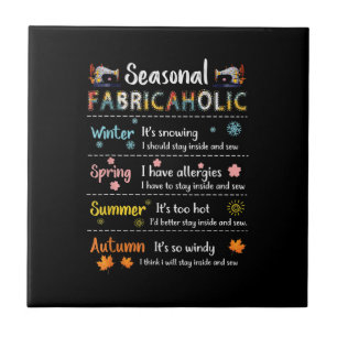 Saisonale Fabricaholische Winter Frühling Sommer H Fliese