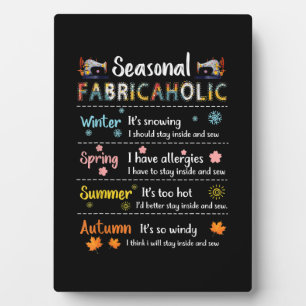 Saisonale Fabricaholische Winter Frühling Sommer H Fotoplatte