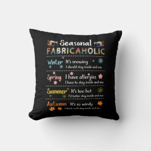 Saisonale Fabricaholische Winter Frühling Sommer H Kissen