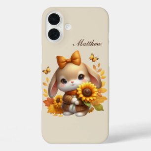 Saisonale Hasen-Add-Name  iPhone 16 Plus Hülle