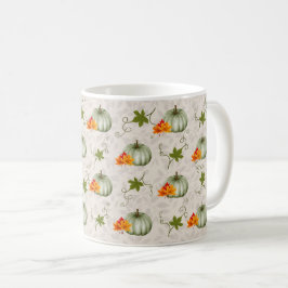 Saisonale Herbstkuppel Niedliches Trendmuster Kaffeetasse