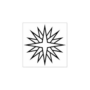 Saisonale Star Decke Gummi Briefmarke Gummistempel