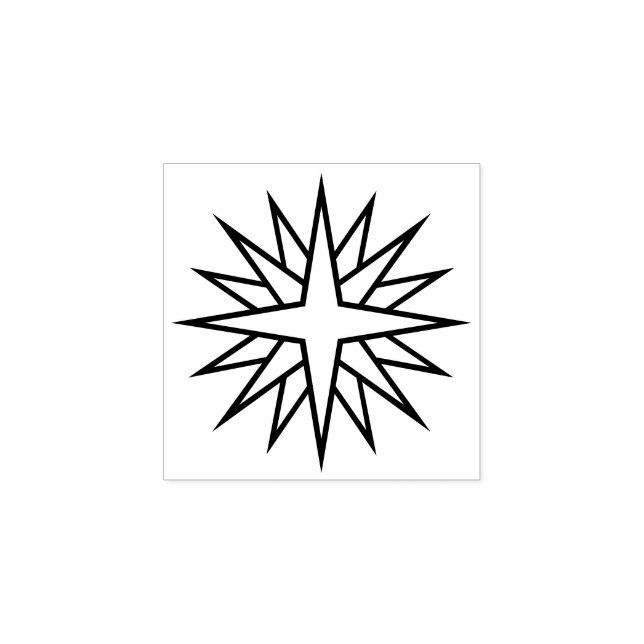 Saisonale Star Decke Gummi Briefmarke Gummistempel (Prägung)