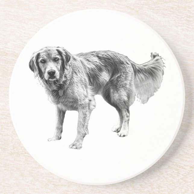 Saisonaler Untersetzer mit Graustufen (Vorne)