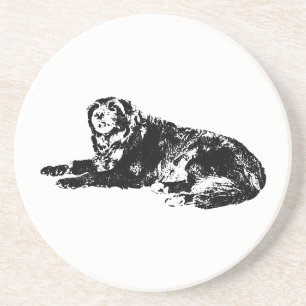 Saisonaler Untersetzer mit Silhouetten für Hunde