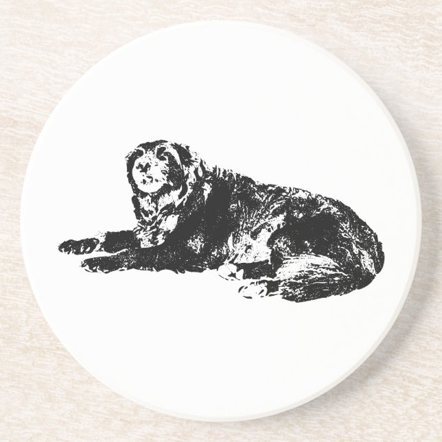 Saisonaler Untersetzer mit Silhouetten für Hunde (Vorne)