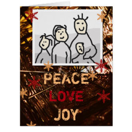 Saisonales Foto Freude Liebe Weihnachten