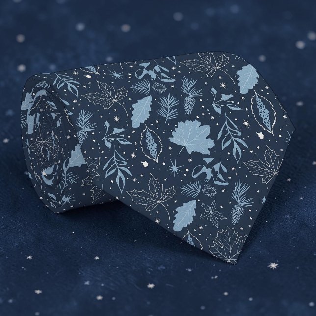 Saisonales Wintermuster-Schlips Krawatte (Von Creator hochgeladen)