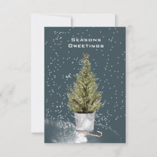 SAISONEN GREETEN EINFACHER, UNDEKORIERTER CHRISTMA