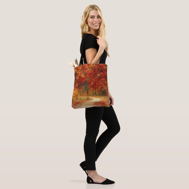 Saisonfarben des Herbstes Tasche (Am Model)