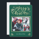 Saisonglühen 3 Foto Weihnachtskarte Feiertagskarte<br><div class="desc">Feiern Sie die Saison mit dieser modernen und stilvollen Karte von Berry Berry Sweet. Matching Artikel und weitere Designoptionen sind in unserem Shop erhältlich: www.berryberrysweet.com. Die Hintergrundfarbe kann online an Ihr Foto angepasst werden!</div>