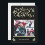 Saisonglühen 3 Foto Weihnachtskarte Feiertagskarte<br><div class="desc">Feiern Sie die Saison mit dieser modernen und stilvollen Karte von Berry Berry Sweet. Matching Artikel und weitere Designoptionen sind in unserem Shop erhältlich: www.berryberrysweet.com. Die Hintergrundfarbe kann online an Ihr Foto angepasst werden!</div>