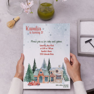 Saisongrüße Bloom Geburtstagseinladung Einladung