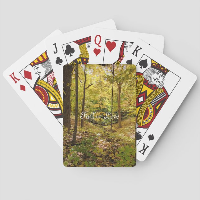 Saisonkarten für Herbstdekoration und Spaß Spielkarten (Rückseite)