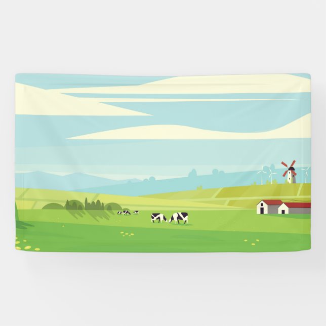 Saisonlandschaft Banner (Horizontal)