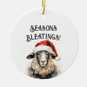 Saisons Bletings Moutons ornement de Noël