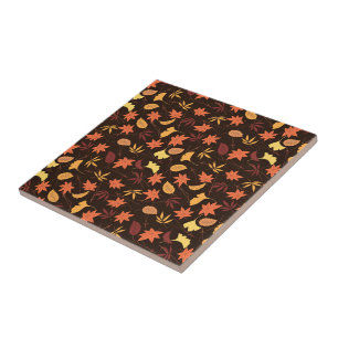 Saisons de carreaux céramiques Feuilles d'automne