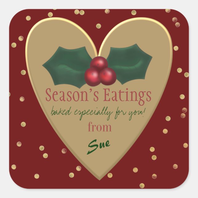 Saison's Eating Custom Baking Stickers (Devant)