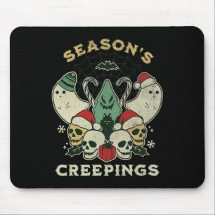 Saisons Kriechspaß Halloween Weihnachten Grafik Mousepad