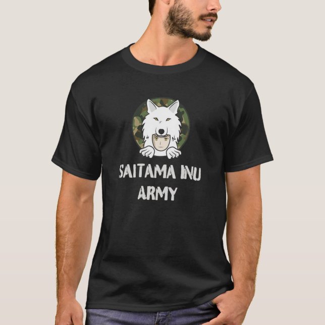 Saitama Inu Coin Krypto Token Kryptowährung Walle T-Shirt (Vorderseite)