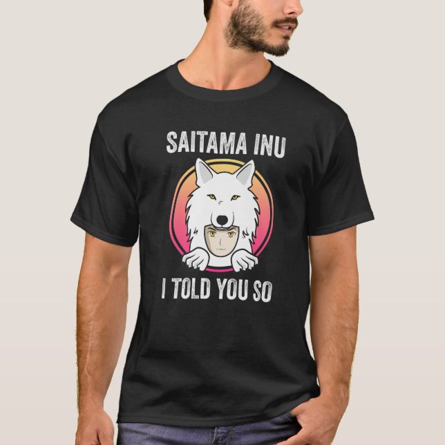 Saitama Inu Coin Krypto Token Kryptowährung Walle T-Shirt (Vorderseite)