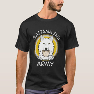 Saitama Inu Heeresmünze Kryptowährung Geldbörse T-Shirt