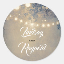 Saitenlichter Rustikale Hochzeit