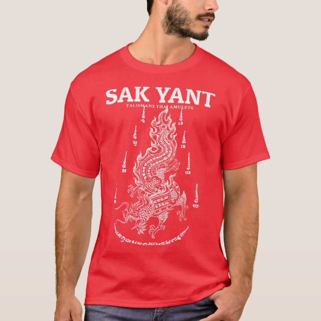 Sak Yant Drache T-Shirt (Vorderseite)