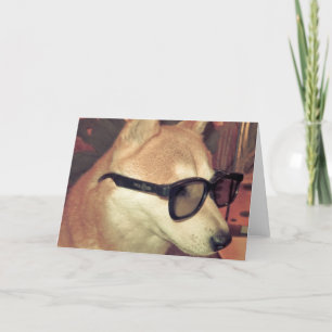 Saké 3D Grußkarte Karte