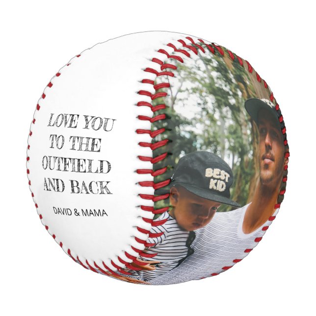 Sake Sport Vatertag Personalisiert Baseball (Schrägansicht)
