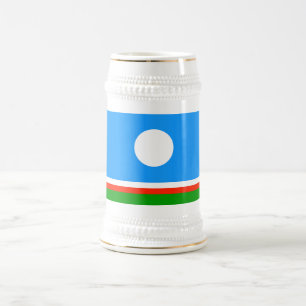 Sakha Flag Bierglas
