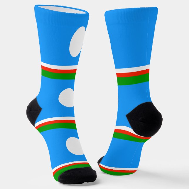 Sakha Flag Socken (Gewinkelt)
