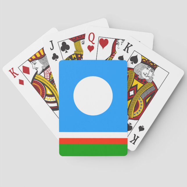 Sakha Flag Spielkarten (Rückseite)