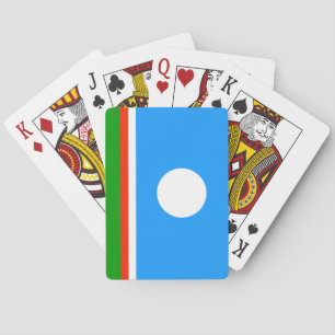 Sakha Flag Spielkarten