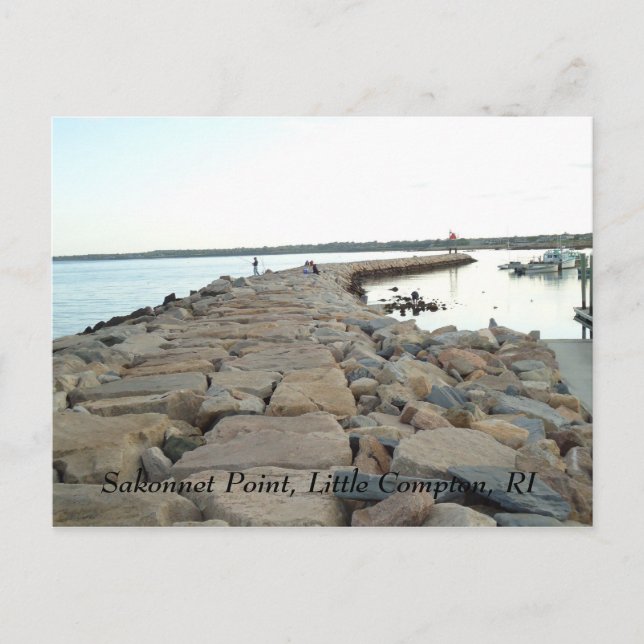 Sakonnet Point, Little Compton, RI Postkarte (Vorderseite)