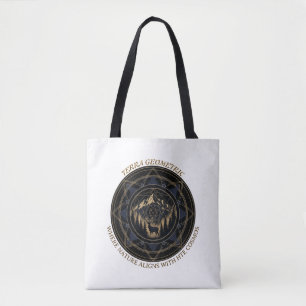 Sakrale Geometrie-Natur-Fusion • Berge und Wald Tasche