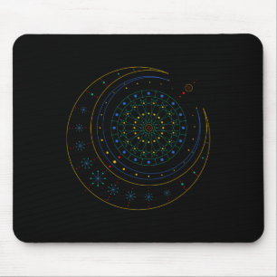 Sakrale Geometrie-Shirt  Mousepad