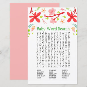 Sakura Baby Shooter Word Search Game