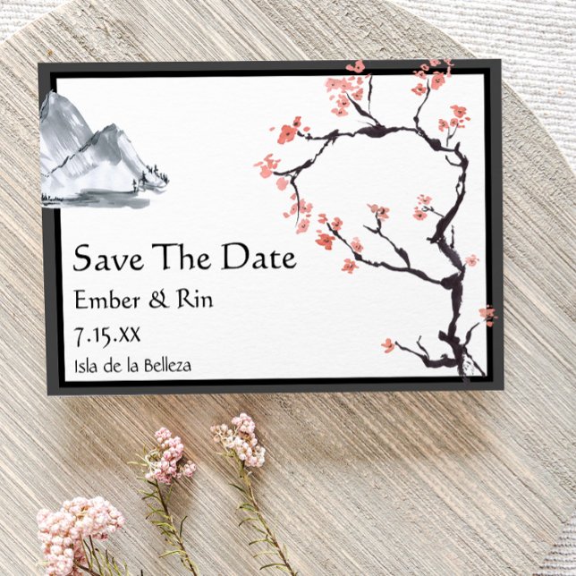 Sakura-Berg | Casual v2 Border Save The Date (Von Creator hochgeladen)