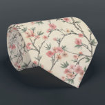 Sakura Blossom Branch Pattern Krawatte<br><div class="desc">A graceful sakura blossom branch pattern featuring delicate cherry blossoms and flowing branches. This refined floral design captures the calm beauty of traditional Japanese gardens.</div>