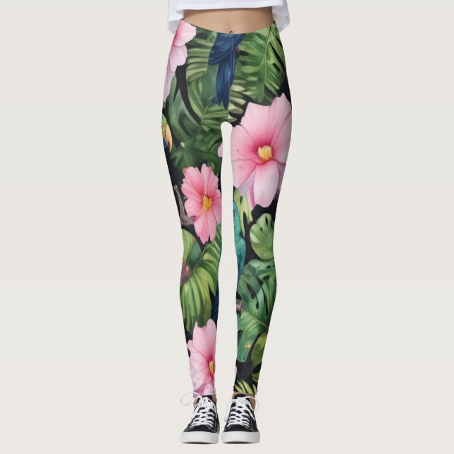 Sakura Blossom Leggings Motifs (Devant)