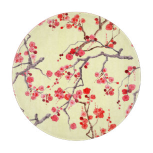 Sakura Blossom Wasserfarbe Nahtloses Muster Schneidebrett