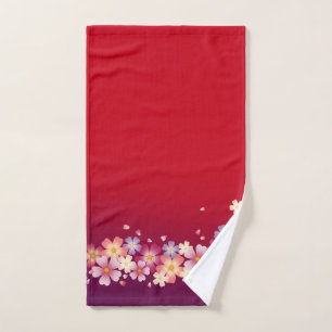 Sakura Blossoms Mixtes Kimono Style Rouge & Purple