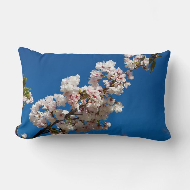 Sakura blühen lendenkissen (Vorderseite)