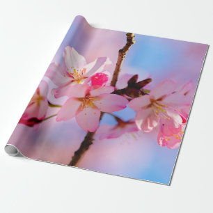 Sakura-Blume auf vertikaler Seite Geschenkpapier