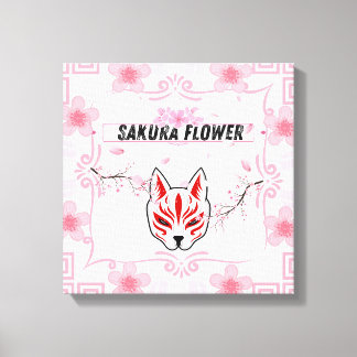 Sakura Blume - Die Schönheit des japanischen Cherr Leinwanddruck
