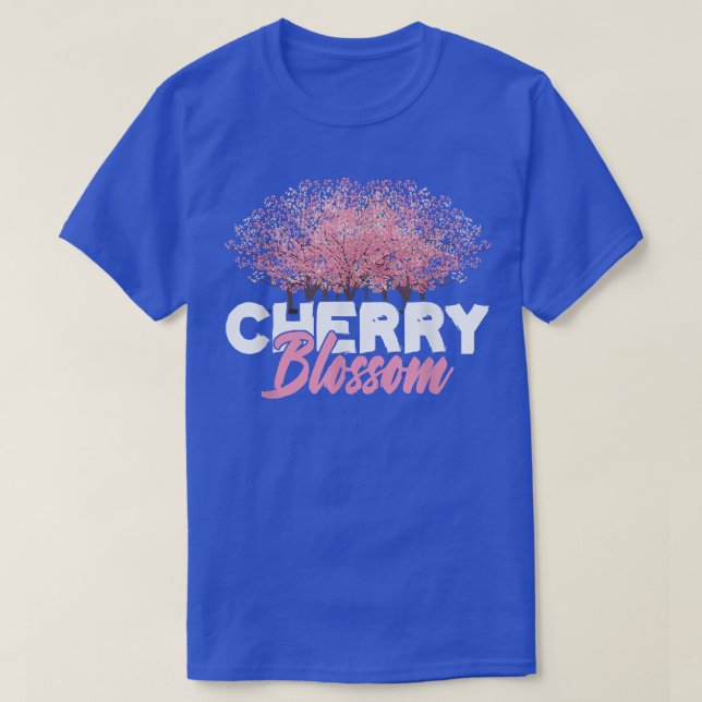 Sakura Blume Frühlingskirsche Blüten Japanischer K T-Shirt (Design vorne)